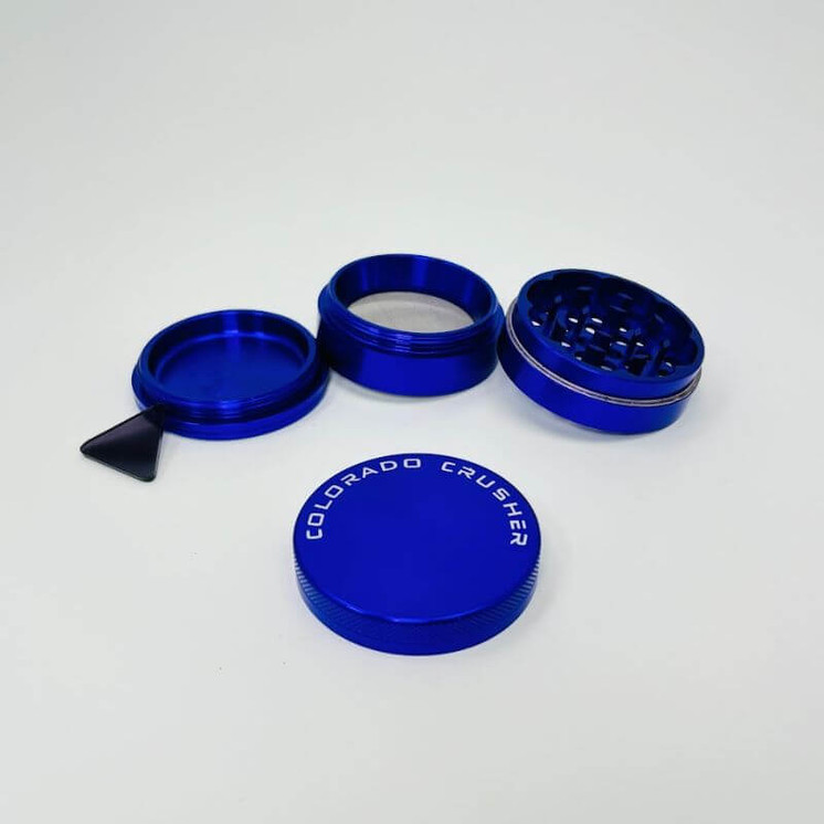 	
Colorado Crusher - Grinder - 4 Part Xtra-Storage Tall - 56mm-Dark Blue