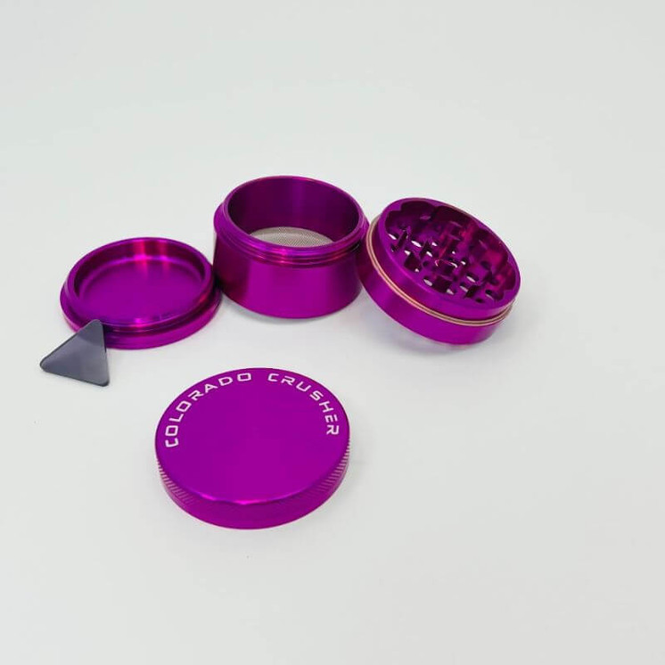 Colorado Crusher - Grinder - 4 Part Xtra-Storage Tall - 56mm-MAGENTA