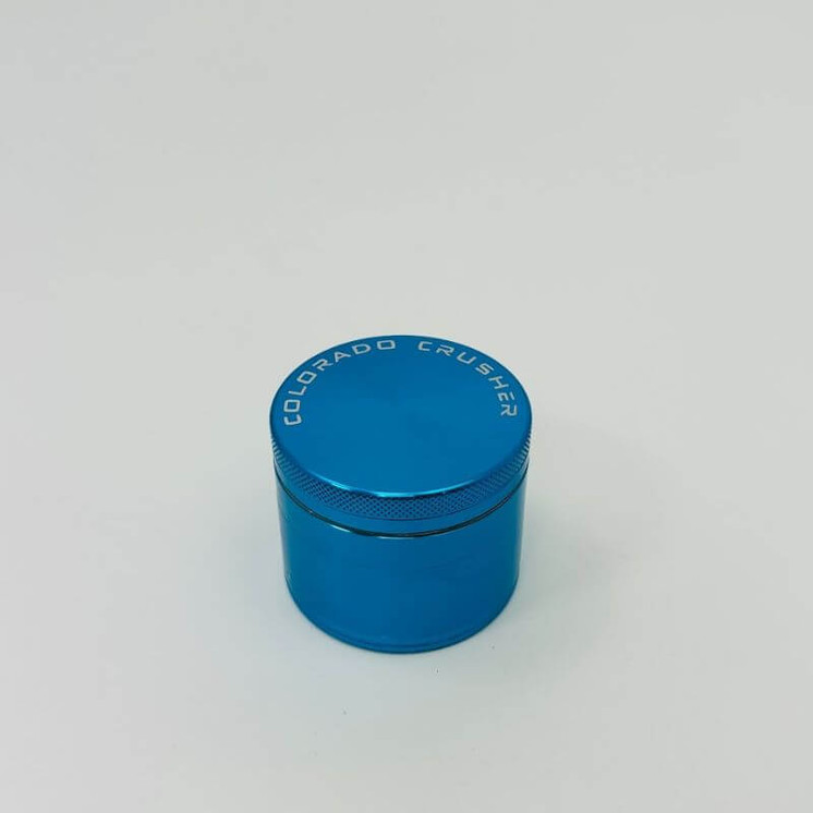 Colorado Crusher - Grinder - 4 Part Xtra-Storage Tall - 56mm-SKY BLUE