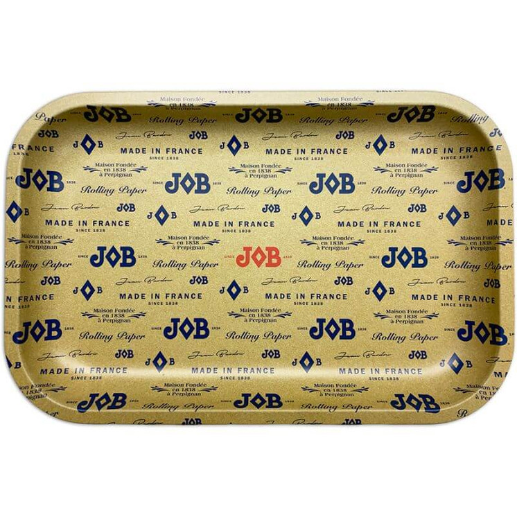 Ocb - Job Rolling Tray Metal - Medium - 11 X7 Inches -GOLD TRAY