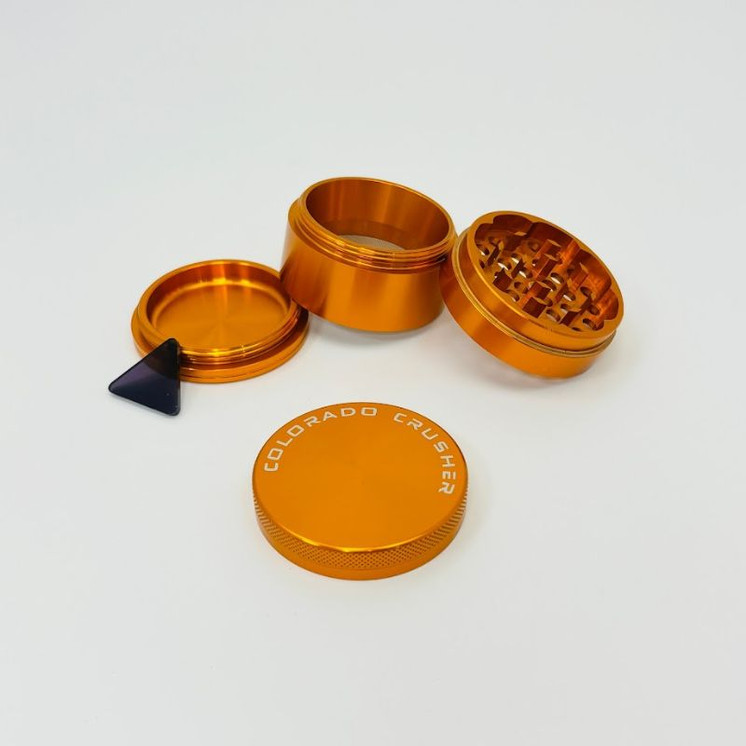 Colorado Crusher - Grinder - 56mm 4 Parts-Orange