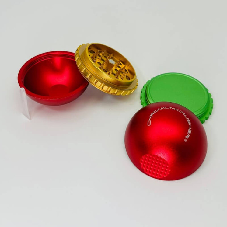 Chromium Crusher - 4 Parts Grinder Sphere - 2.5 Inches