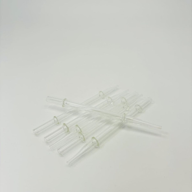 Straw - 6 Inch - Round Tip - 7 Pieces Per Pack