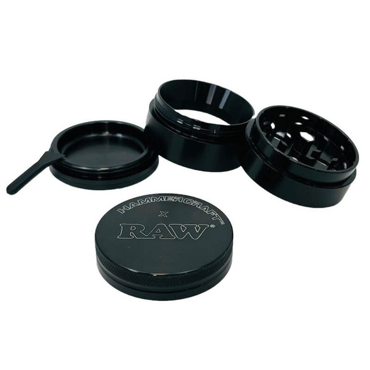 Raw Hammer Craft - 4 Parts Aluminum Grinder - 2.2 Inches