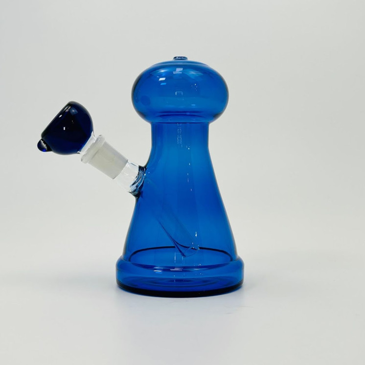 Pawn Chess Waterpipe - 6 Inches -Blue