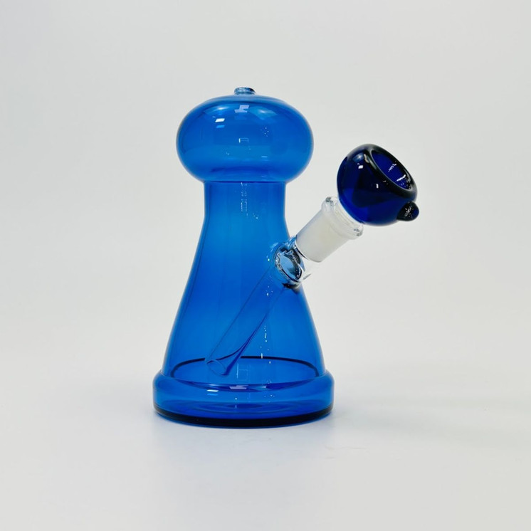 Pawn Chess Waterpipe - 6 Inches -Blue