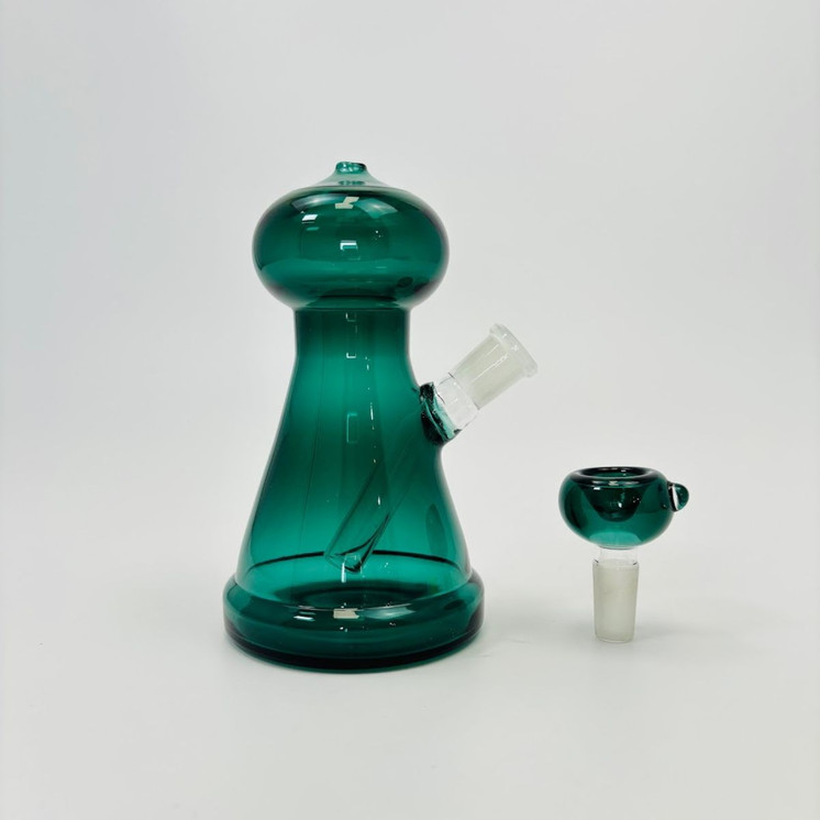 Pawn Chess Waterpipe - 6 Inches -LAKE GREEN