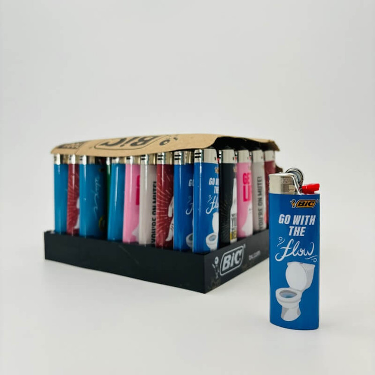 Bic - Lighter - 50 Counts Per Display -TRENDSTR/CUT EDGE