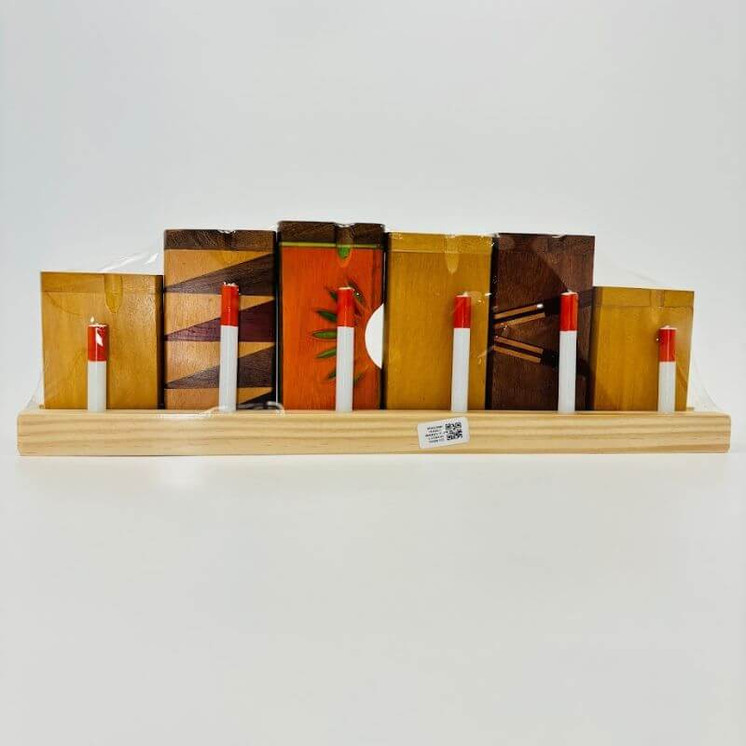  Dugout Wood - 4 Inches by 3 Inches - 6 Per Display  Assorted - (Small or Large)