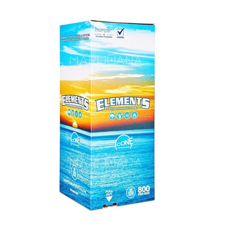 Elements - Pre-roll Cone-KING SIZE  800 PER BOX
