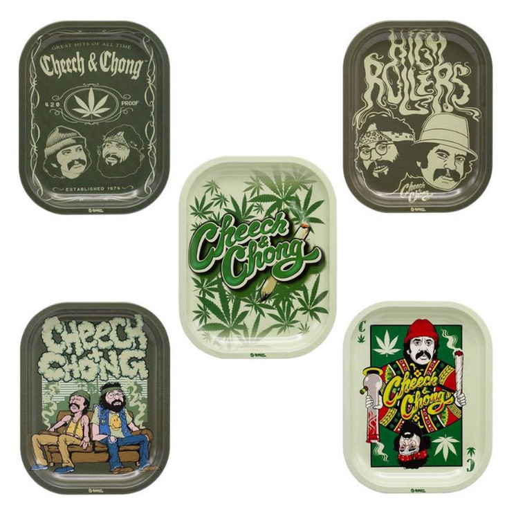 Grollz Metal Rolling Tray - 7 X 5 Inches