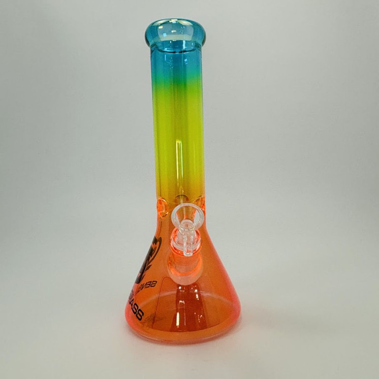 Sense Glass - Electroplated Beaker Waterpipe - 12 Inches