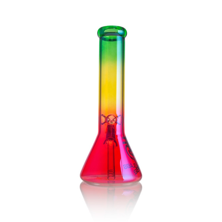 Sense Glass Electroplated Beaker Waterpipe - 12 Inch