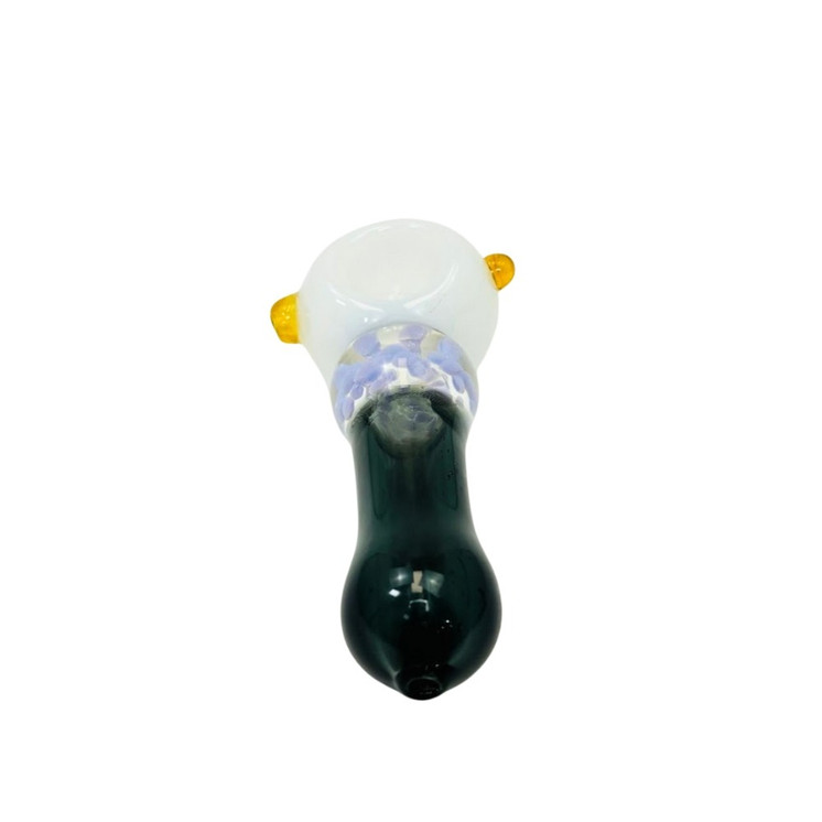 4 Inches Handpipe - Black Body With Colored Head