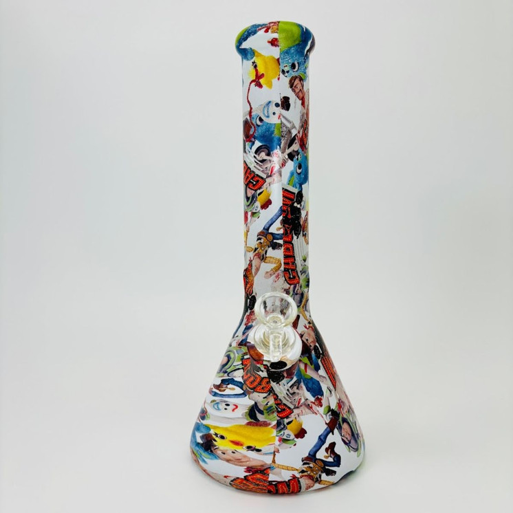 13 Inches - Waterpipe Beaker - HVY Printed - WT Models