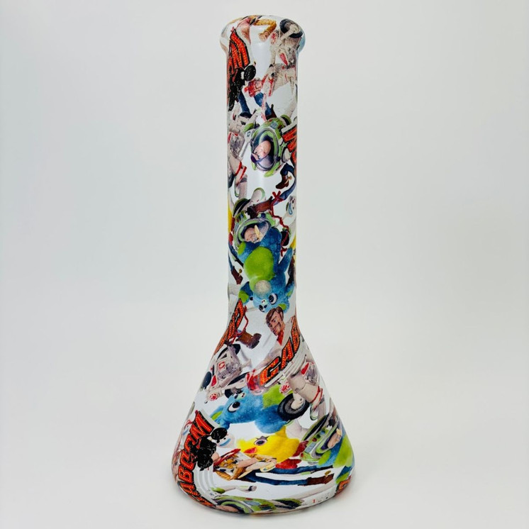 13 Inches - Waterpipe Beaker - HVY Printed - WT Models