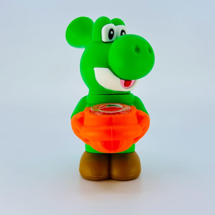 Silicone Waterpipe Yoshi - 5 Inches - SL5075