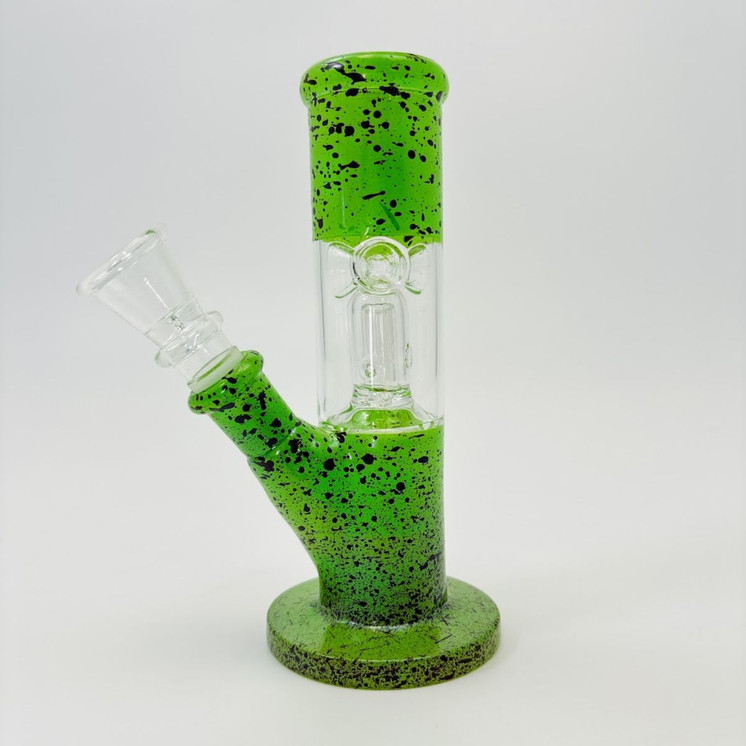 Waterpipe - Straight Percolator Dome  Flat - 6 Inches - Assorted Color and Design