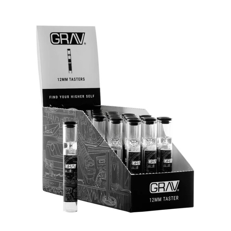 Grav® - Countertop Taster With Pop Display -  12mm - 30 Pack T2P. Display 
