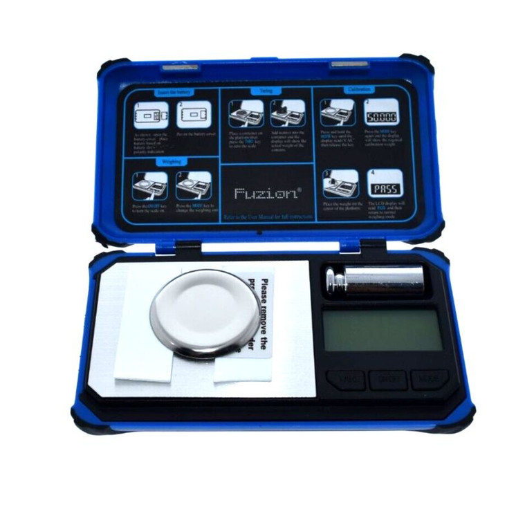 Fuzion Scale 50Grams X 0.001Gram - Assorted Colors - TRI-50