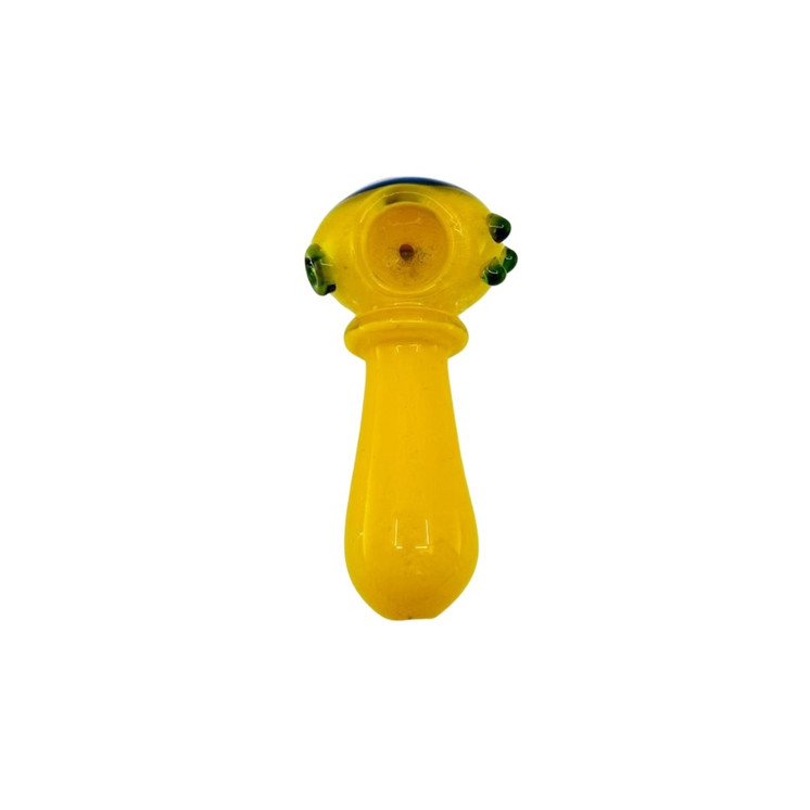 Solid Color With Honeycomb Head Handpipe - 4 Inches