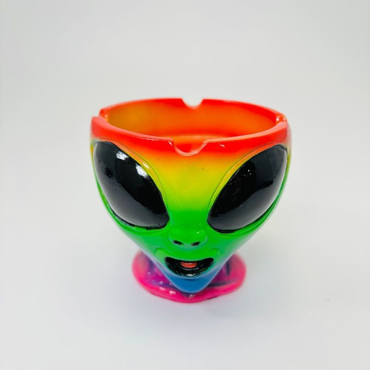Ashtray - Alien Head Multi Color