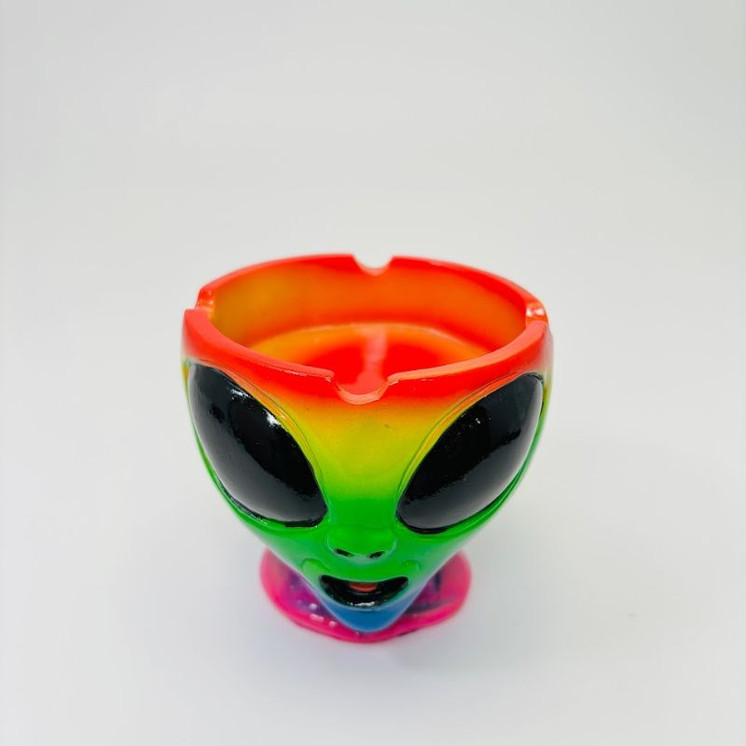 Ashtray - Alien Head Multi Color
