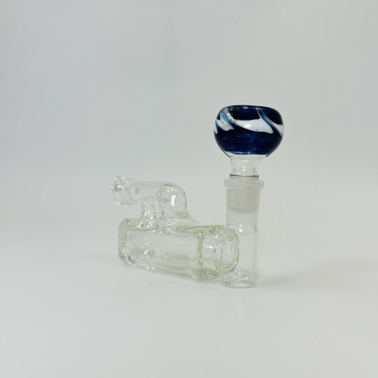  Mini Waterpipe Trumpet - 3 Inches - Heavy Clear 