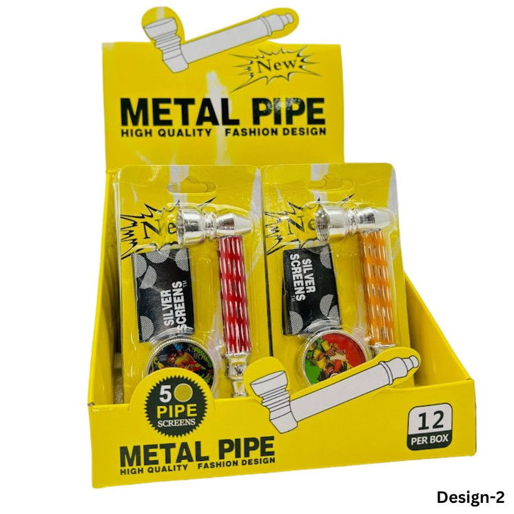 High-Quality Metal Pipe With Grinder and Screen