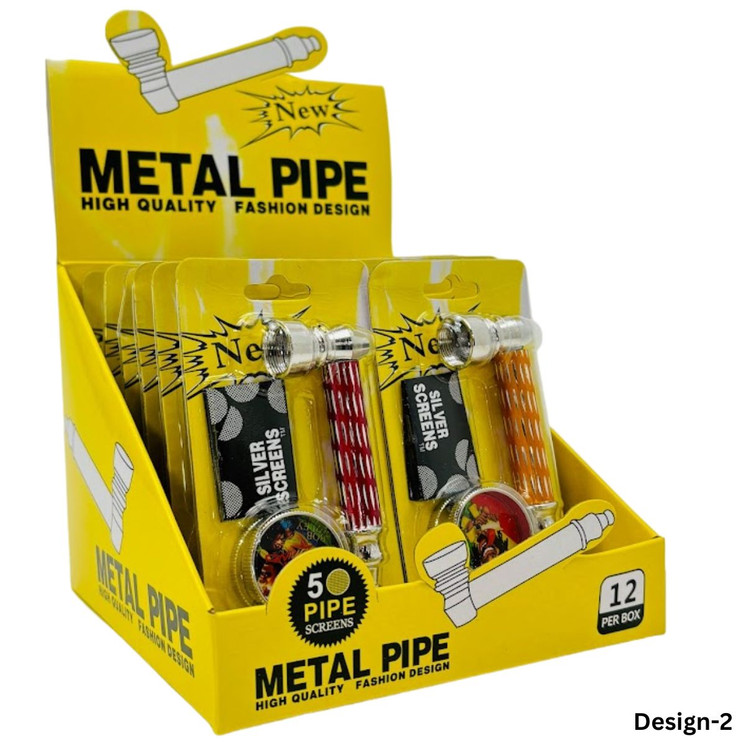 High-Quality Metal Pipe With Grinder and Screen