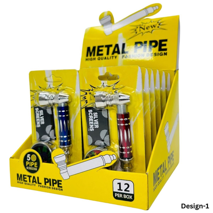 High-Quality Metal Pipe With Grinder and Screen