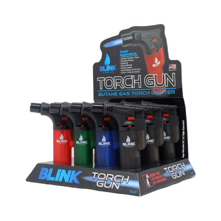 Blink - Torch Gun - Bend Neck Frosted - 12 Counts Per Box