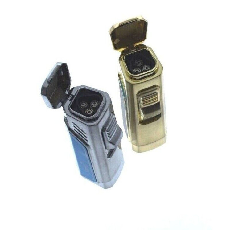 Scorch Torch - Cigar Punch With See Thru Butane - 12 Pieces Per Display - 61679-3T