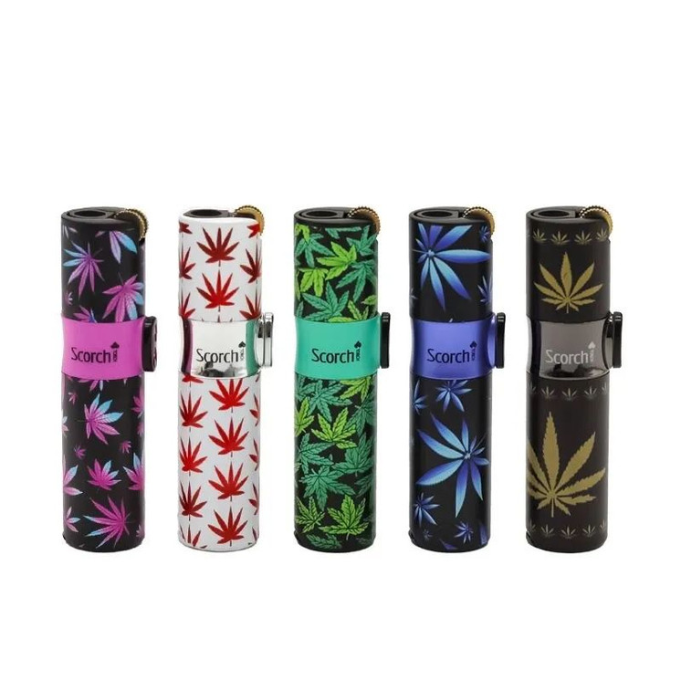 Scorch - Torch Flint Igniter - Leaf Design - 12 Counts Per Display - 61656-2L