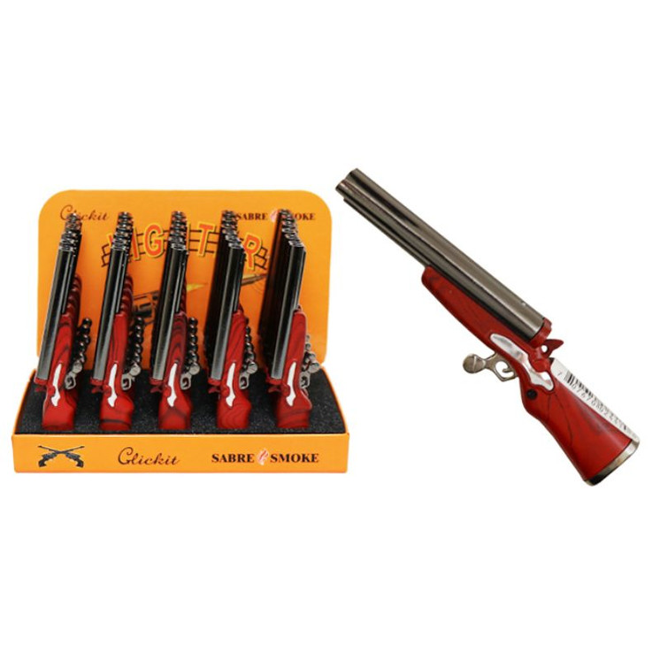 Glickit - Lighter Gun Dual Flame - 30 Counts Per Display