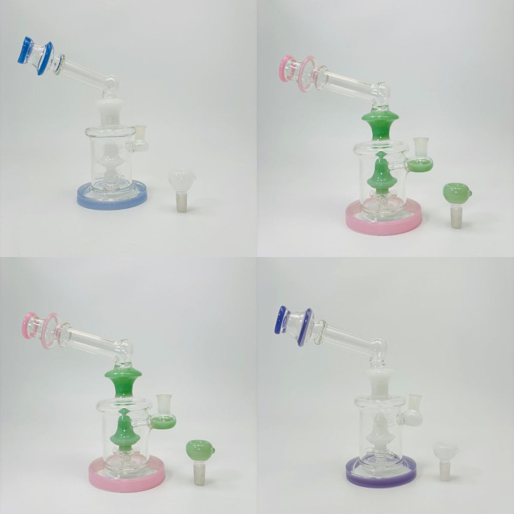 9 Inches - Waterpipe With Bell Showerhead Perc - RH-168