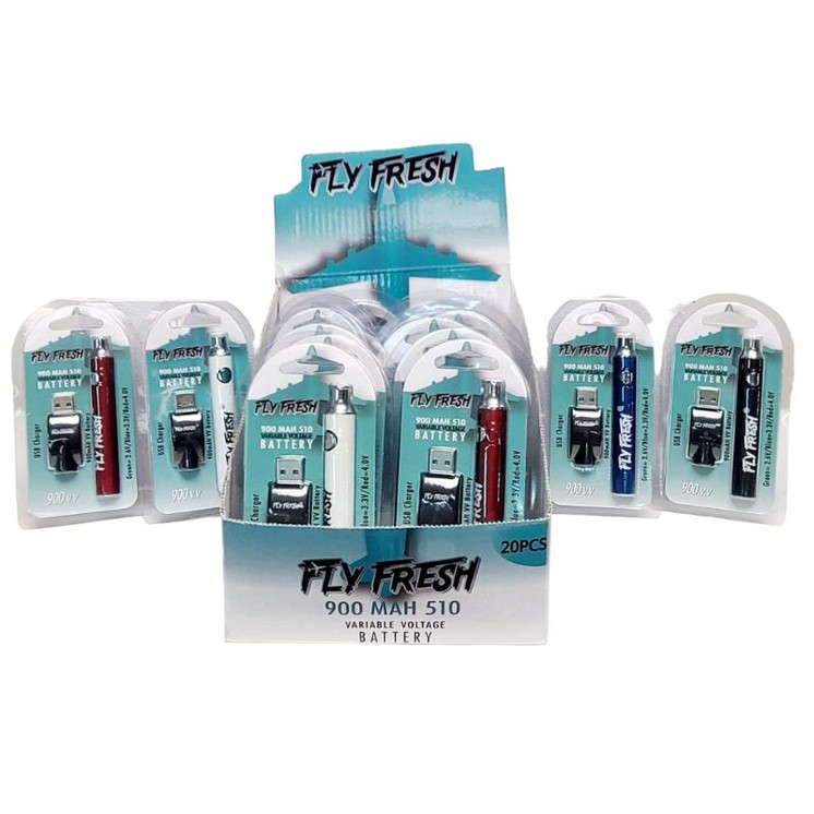 Fly Fresh - Variable Voltage Battery - Assorted - Price Per Piece