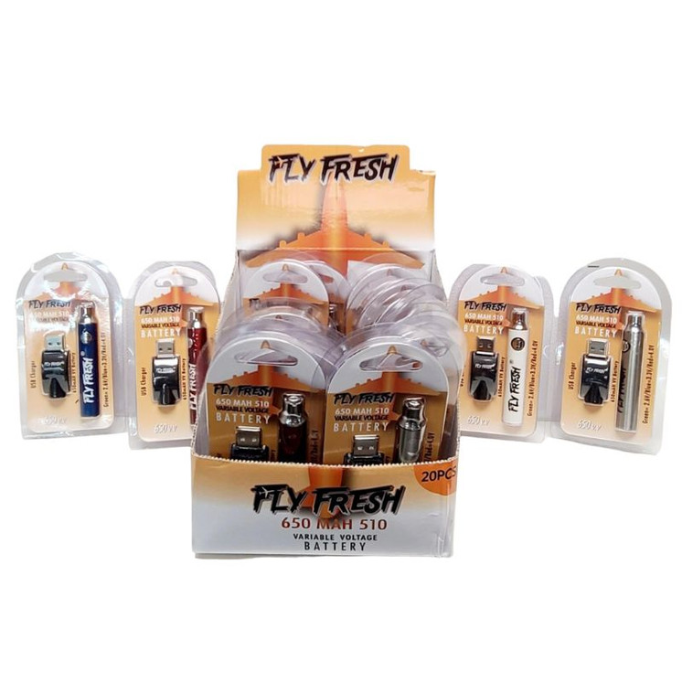 Fly Fresh - Variable Voltage Battery - Assorted - Price Per Piece
