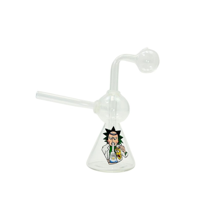 Waterpipe Oil Burner With Decal RM - 5 Inches - Small