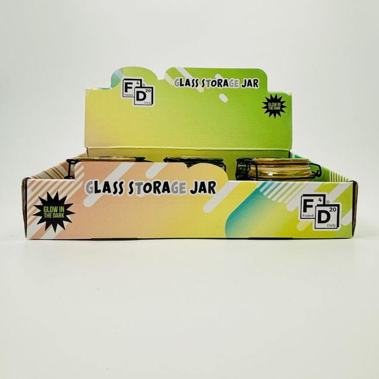 Glass Storage Jars Rasta and Skulls