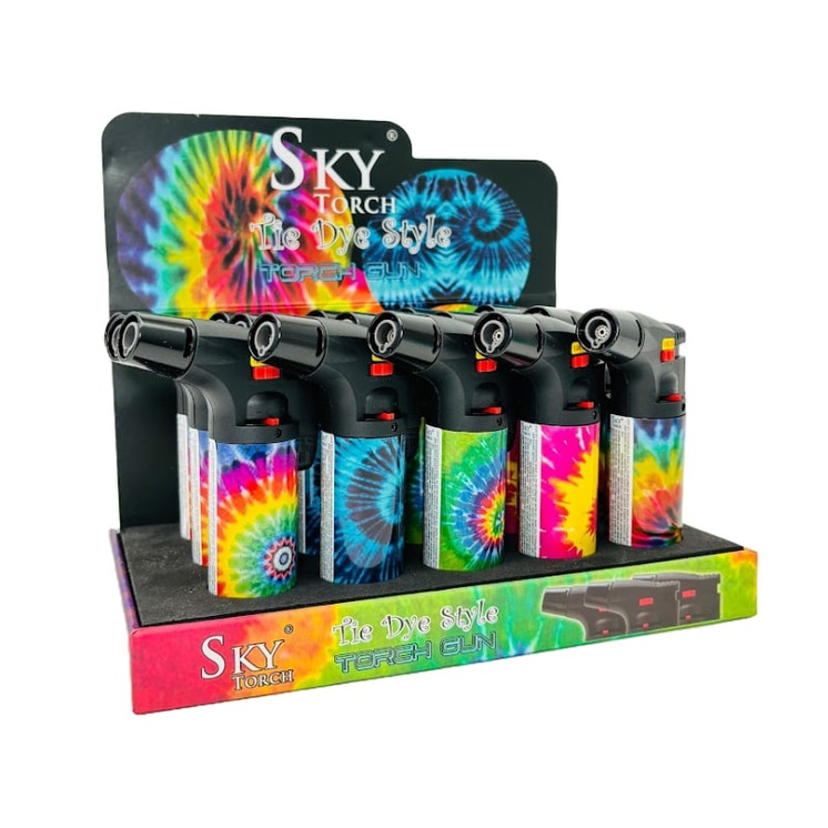 Sky Torch - Tie Die Style - 15 Counts - Per Display (Sk101td)