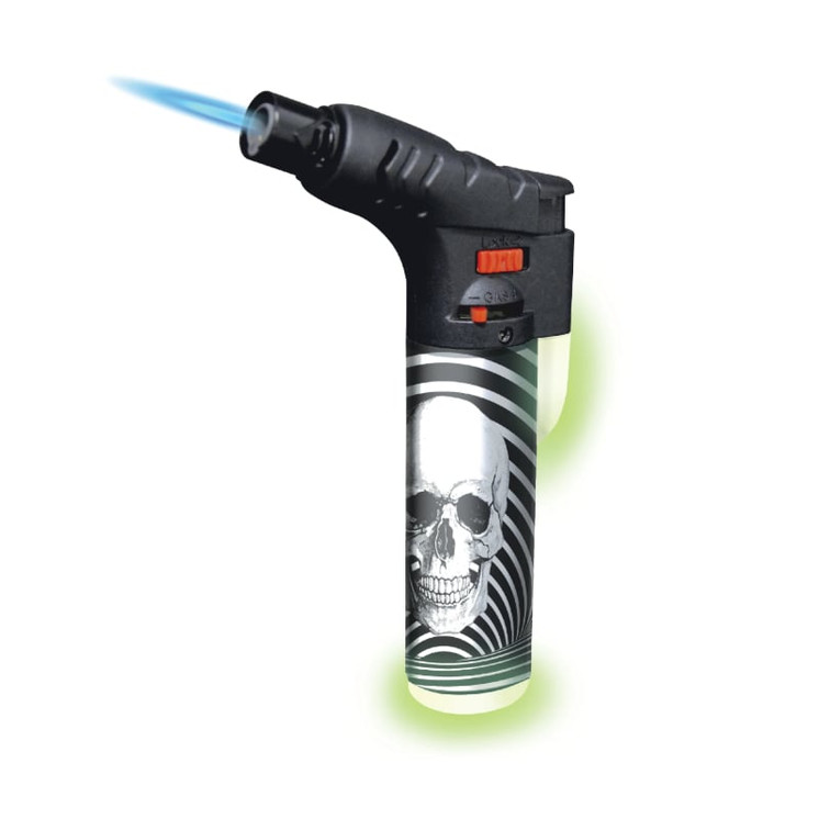 Smokezilla - Thin Print Xxl Mini Torch - 18 Pieces Per Display - Glow In The Dark (22611) 