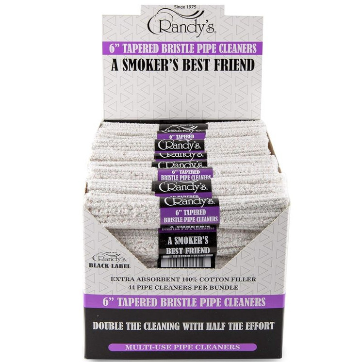 Randy's Tapered Bristle Pipe Cleaners - 6 Inches