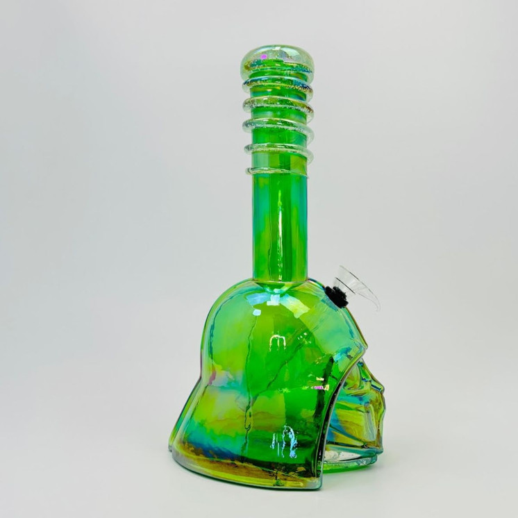 Soft Glass Vader Waterpipe - 12 Inches - GR-Y-87-SG