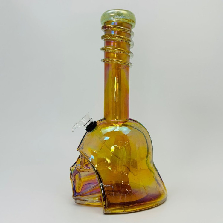 Soft Glass Vader Waterpipe - 12 Inches - GR-Y-87-SA