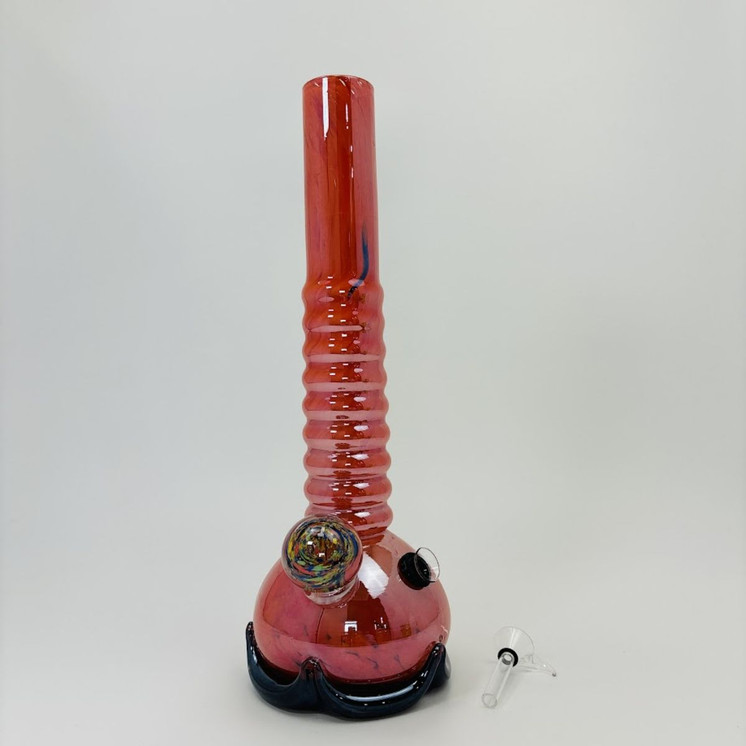 Glass Waterpipe - 14 Inches - RAY-K-117 - GR-Y-111-SSR
