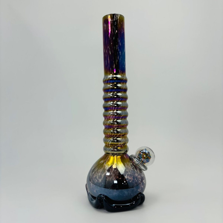 Glass Waterpipe - 14 Inches - RAY-K-117 - GR-Y-111-SSP