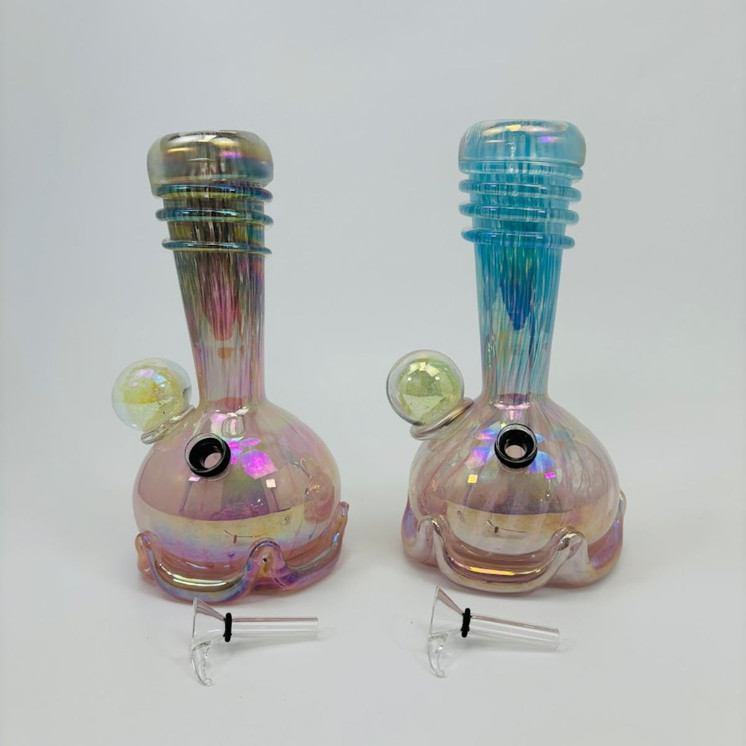 Soft Glass Waterpipe - 10 Inches