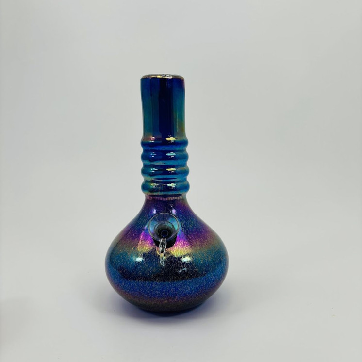 8 Inches - Soft Glass Waterpipe - Assorted Color (GR-Y-25)