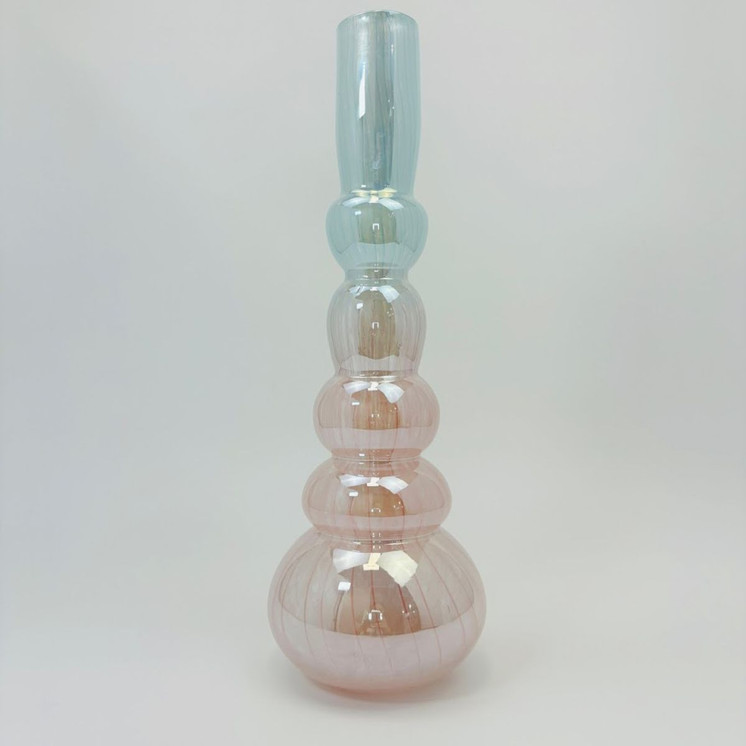 Soft Glass Waterpipe - 16 Inches - GR-Y-122-STPB
